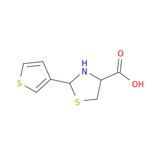 2-(Thiophen-3-yl)thiazolidine-4-carboxylic acid