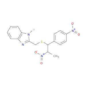 1H-Benzimidazole, 2-[[[2-nitro-1-(4-nitrophenyl)propyl]thio]methyl]-