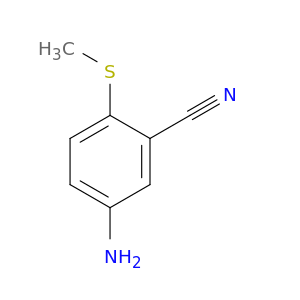 5-Amino-2-(methylsulfanyl)benzonitrile