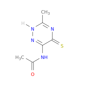 Acetamide, N-(2,5-dihydro-3-methyl-5-thioxo-1,2,4-triazin-6-yl)-