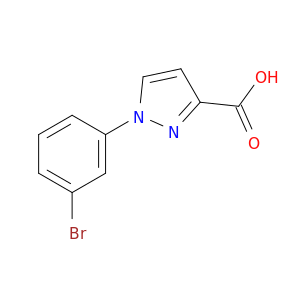 1-(3-溴苯基)-1H-吡唑-3-羧酸