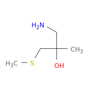 1-amino-2-methyl-3-(methylsulfanyl)propan-2-ol