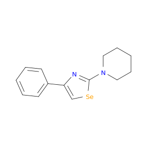 Piperidine, 1-(4-phenyl-2-selenazolyl)-