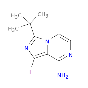 3-(叔-丁基)-1-碘咪唑并[1,5-a]吡嗪-8-胺