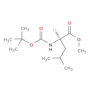 (叔丁氧羰基)-D-亮氨酸甲酯