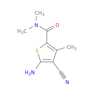 5-氨基-4-氰基-N,N,3-三甲基噻吩-2-羧酰胺