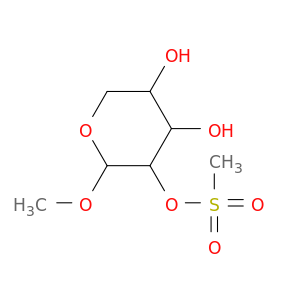 6-methoxy-5-methylsulfonyloxy-oxane-3,4-diol