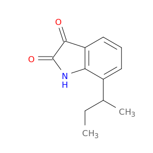 1H-Indole-2,3-dione, 7-(1-methylpropyl)-