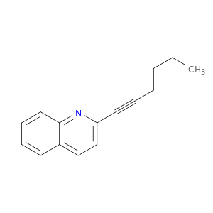 Quinoline, 2-(1-hexynyl)-