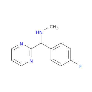 [(4-Fluorophenyl)(pyrimidin-2-yl)methyl](methyl)amine