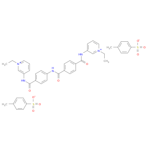 1-ethyl-3-{[4-({4-[(1-ethylpyridinium-3-yl)carbamoyl]benzoyl}amino)benzoyl]amino}pyridinium bis(4-methylbenzenesulfonate)