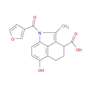 Benz[cd]indole-3-carboxylicacid, 1-(3-furanylcarbonyl)-1,3,4,5-tetrahydro-6-hydroxy-2-methyl-