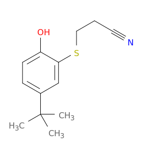 Propanenitrile, 3-[[5-(1,1-dimethylethyl)-2-hydroxyphenyl]thio]-