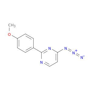 Pyrimidine, 4-azido-2-(4-methoxyphenyl)-