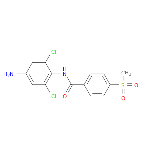 N-(4-氨基-2,6-二氯苯基)-4-(甲基磺酰基)苯甲酰胺