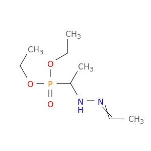 Phosphonic acid, [1-(ethylidenehydrazino)ethyl]-, diethyl ester