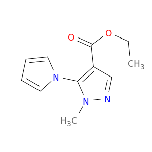 1-甲基-5-(1H-吡咯-1-基)-1H-吡唑-4-羧酸乙酯