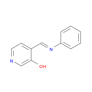 3-Pyridinol, 4-[(E)-(phenylimino)methyl]-