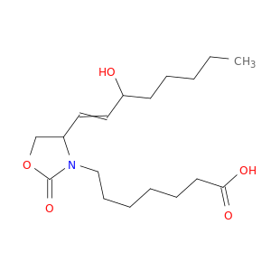 3-Oxazolidineheptanoic acid, 4-(3-hydroxy-1-octenyl)-2-oxo-