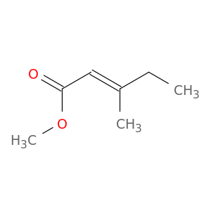 2-Pentenoic acid, 3-methyl-, methyl ester, (E)-