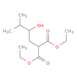 Propanedioic acid, (2-hydroxy-3-methylbutyl)-, diethyl ester