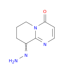 4H-Pyrido[1,2-a]pyrimidine-4,9(6H)-dione, 7,8-dihydro-, 9-hydrazone