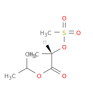 丙酸,2-[(甲基磺酰基)氧]-,1-甲乙基酯,(S)-