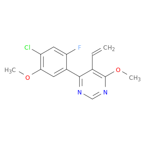 Pyrimidine, 4-(4-chloro-2-fluoro-5-methoxyphenyl)-5-ethenyl-6-methoxy-