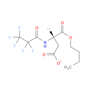 Aspartic acid, N-(2,2,3,3,3-pentafluoro-1-oxopropyl)-, 1-butyl ester