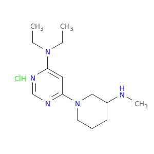 二乙基-[6-(3-甲基氨基哌啶-1-基)-嘧啶-4-基]-胺盐酸盐