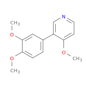 Pyridine, 3-(3,4-dimethoxyphenyl)-4-methoxy-