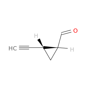 Cyclopropanecarboxaldehyde, 2-ethynyl-, cis-