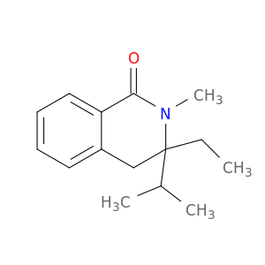 1(2H)-Isoquinolinone, 3-ethyl-3,4-dihydro-2-methyl-3-(1-methylethyl)-