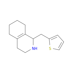 Isoquinoline, 1,2,3,4,5,6,7,8-octahydro-1-(2-thienylmethyl)-