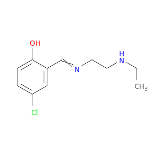 Phenol, 4-chloro-2-[[[2-(ethylamino)ethyl]imino]methyl]-