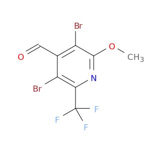4-Pyridinecarboxaldehyde,3,5-dibromo-2-methoxy-6-(trifluoromethyl)-