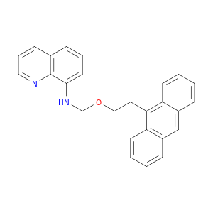 8-Quinolinamine, N-(9-anthracenylethoxymethyl)-