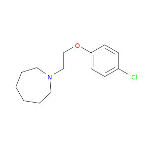1H-Azepine, 1-[2-(4-chlorophenoxy)ethyl]hexahydro-