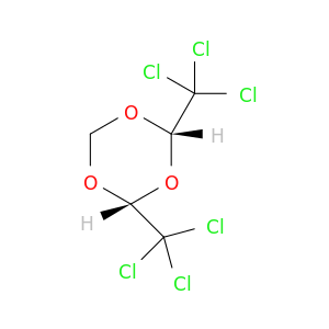 1,3,5-Trioxane, 2,4-bis(trichloromethyl)-, cis-