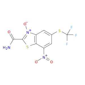 2-Benzothiazolecarboxamide, 7-nitro-5-[(trifluoromethyl)thio]-, 3-oxide