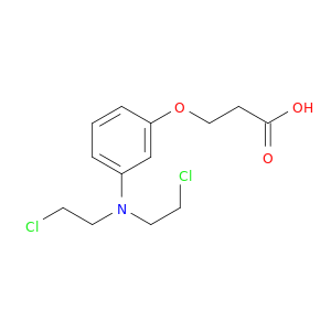 Propanoic acid,3-[3-[bis(2-chloroethyl)amino]phenoxy]-