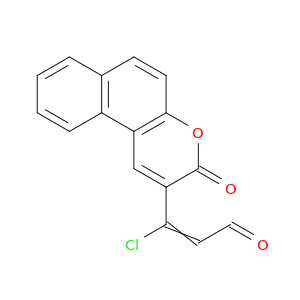 2-Propenal, 3-chloro-3-(3-oxo-3H-naphtho[2,1-b]pyran-2-yl)-