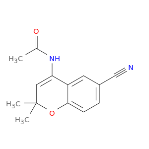Acetamide, N-(6-cyano-2,2-dimethyl-2H-1-benzopyran-4-yl)-