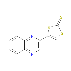 1,3-Dithiole-2-thione, 4-(2-quinoxalinyl)-