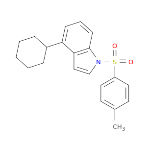 4-环己基-1-(4-甲基苯磺酰基)吲哚