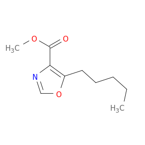 4-Oxazolecarboxylic acid, 5-pentyl-, methyl ester