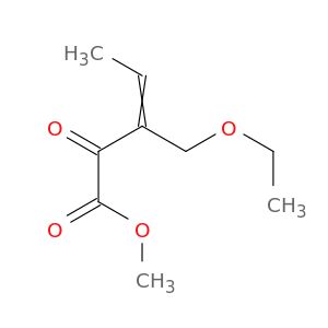 3-Pentenoic acid, 3-(ethoxymethyl)-2-oxo-, methyl ester