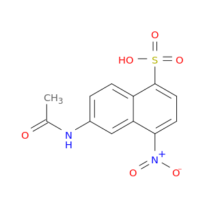 1-Naphthalenesulfonic acid, 6-(acetylamino)-4-nitro-