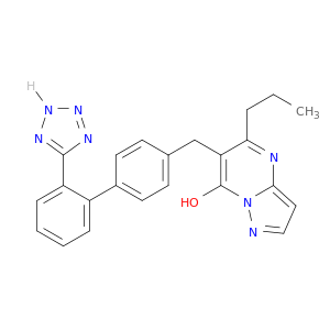 Pyrazolo[1,5-a]pyrimidin-7-ol,5-propyl-6-[[2'-(2H-tetrazol-5-yl)[1,1'-biphenyl]-4-yl]methyl]-