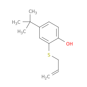 Phenol, 4-(1,1-dimethylethyl)-2-(2-propenylthio)-